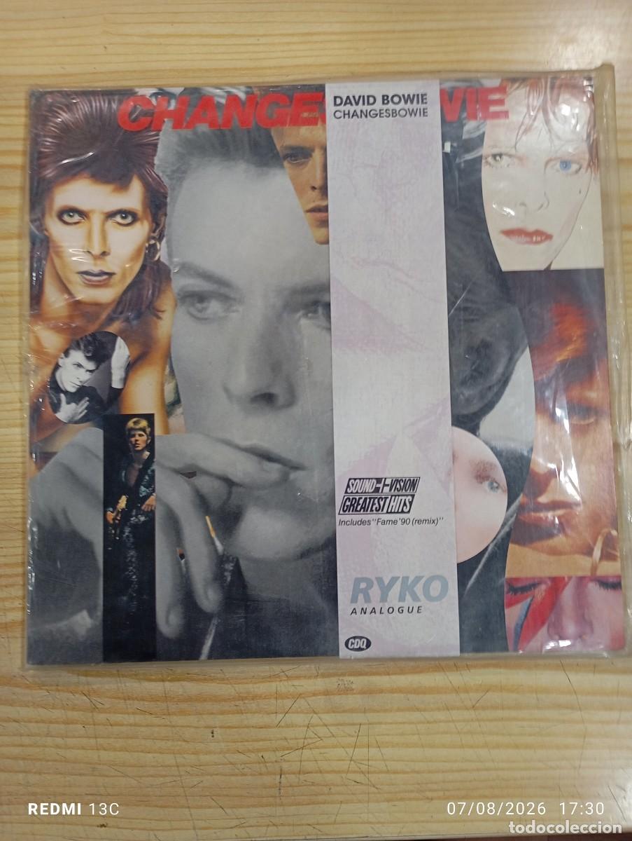Discos de vinilo: Doble Lp - David Bowie &lrm;&ndash; Changesbowie - Rara Edicion USA 1990 Vinilos Verde Coca Cola .Sellado