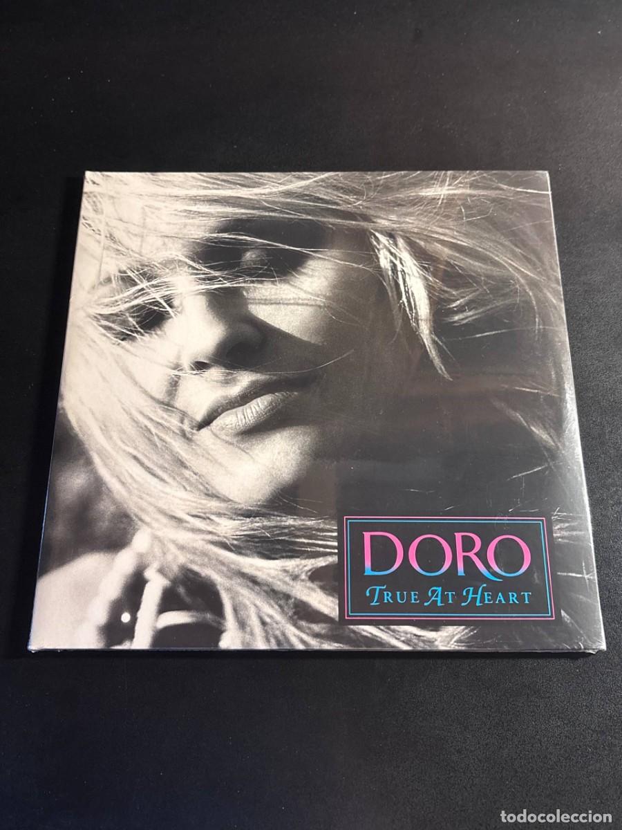 Discos de vinilo: Doro Pesch True At Heart doble vinilo rosa LP heavy metal 12&rdquo;