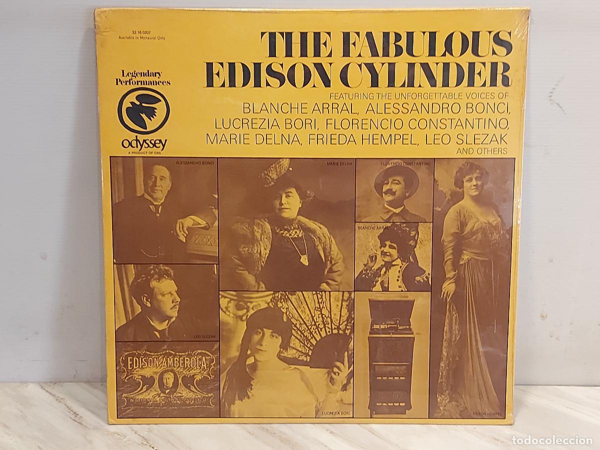 Discos de vinilo: THE FABULOUS EDISON CYLINDER | ODYSSEY USA 1968 | PROMO PRECINTADO | MONO