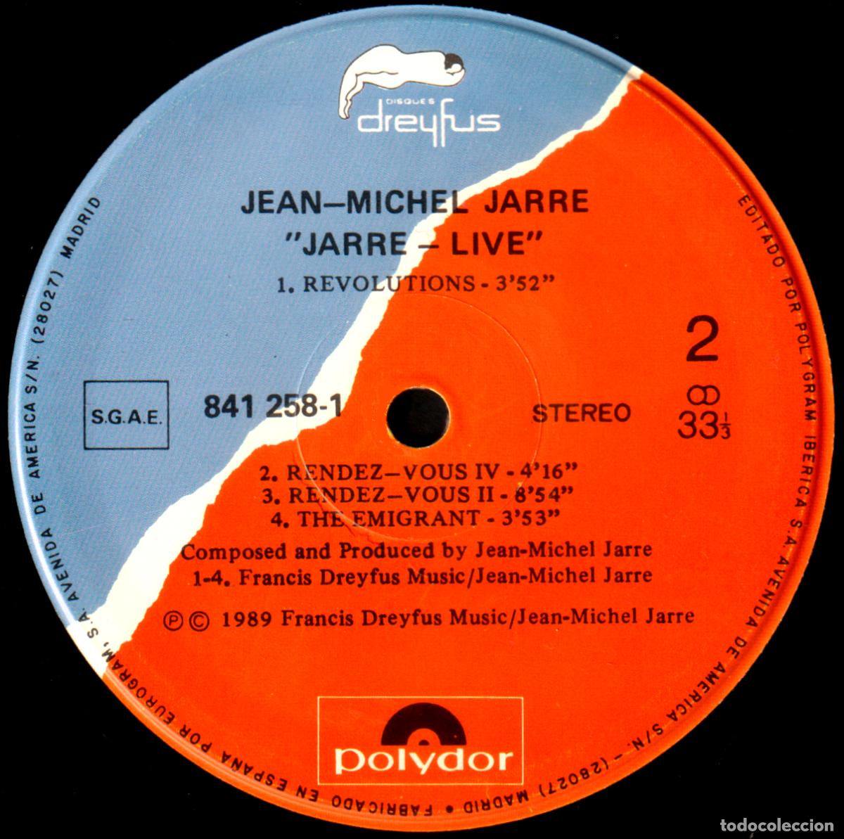 Discos de vinilo: [LP VINILO]. JEAN MICHEL JARRE. LIVE. - Foto 6