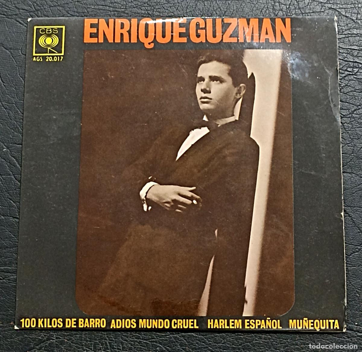 Discos de vinilo: EP ENRIQUE GUZMAN CON LOS SALVAJES - 100 KILOS DE BARRO - CBS 1962