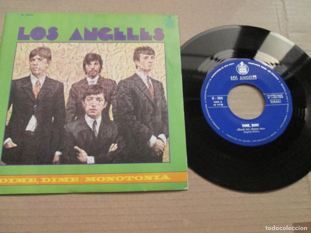 Discos de vinilo: LOS &Aacute;NGELES - Dime, Dime / Monoton&iacute;a. Single, ed espa&ntilde;ola 7&rdquo; 1968. Magn&iacute;fico estado. VG+/NM