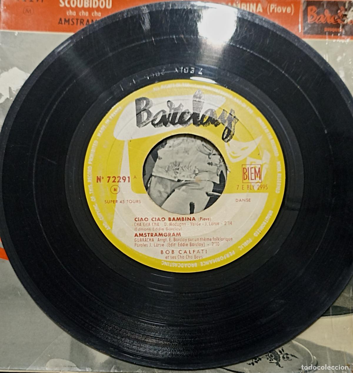 Discos de vinilo: EP BOB CALFATI - SCOUBIDOU - BARCLAY - Foto 3