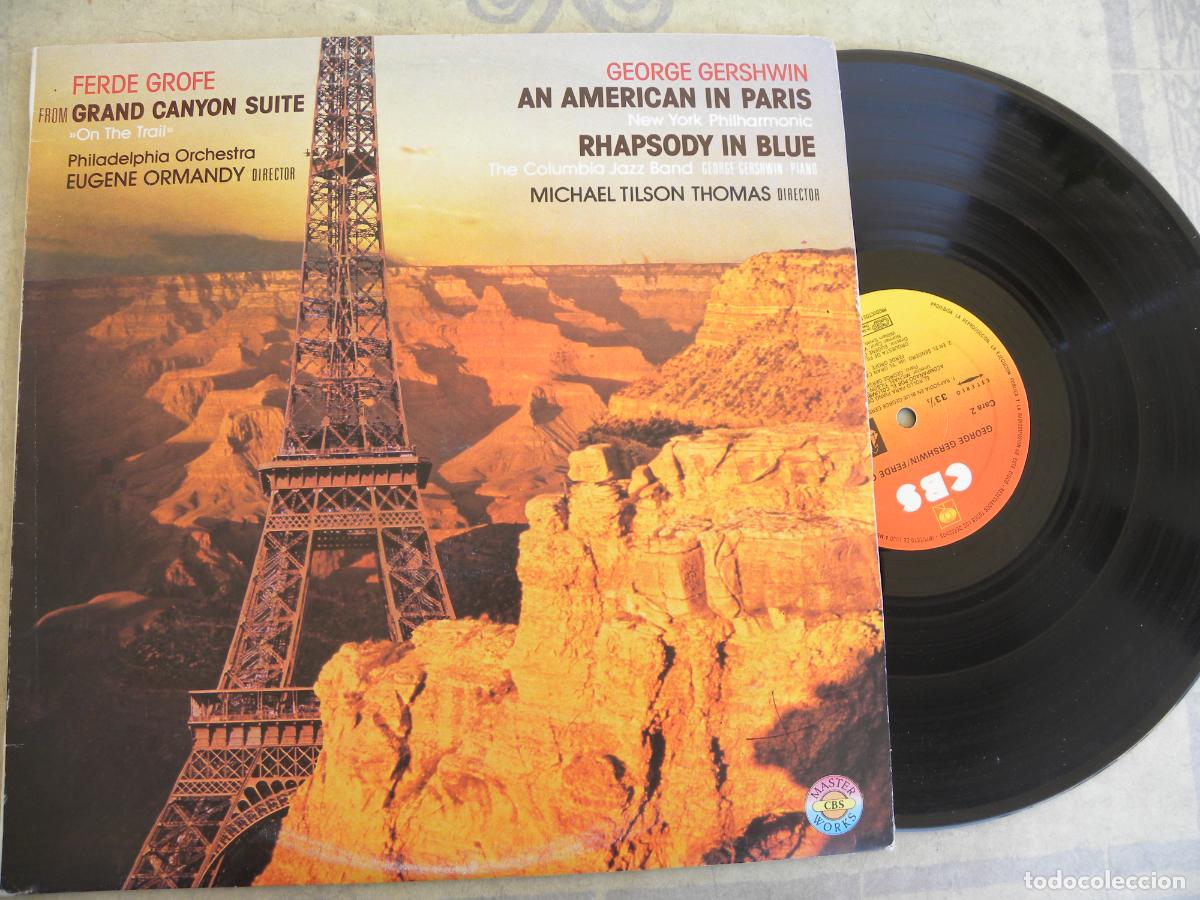 Discos de vinilo: GEORGE GERSHWIN (AN AMERICAN IN PARIS) -LP 1981 -PEDIDO MINIMO 3 EUROS
