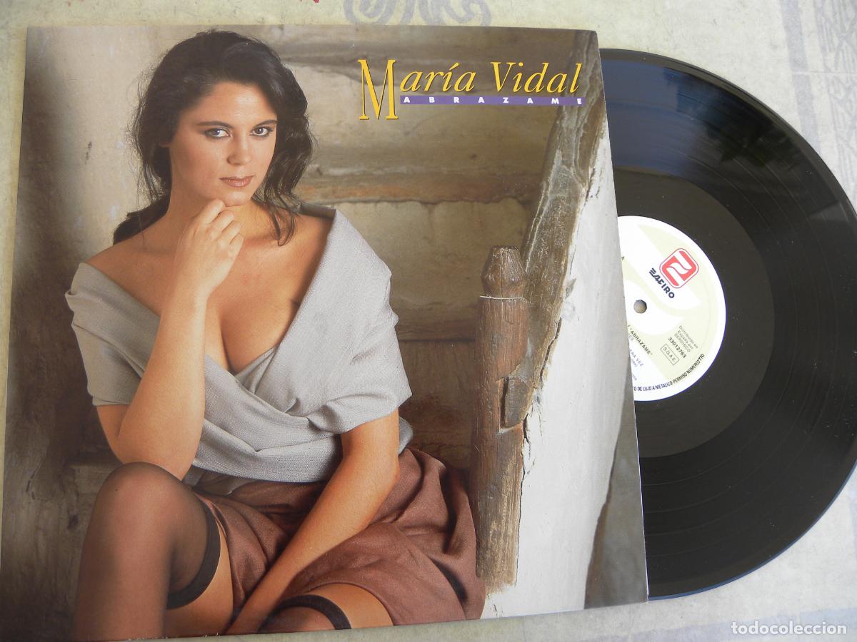 Discos de vinilo: MARIA VIDAL -ABRAZAME -LP 1991 -PEDIDO MINIMO 3 EUROS