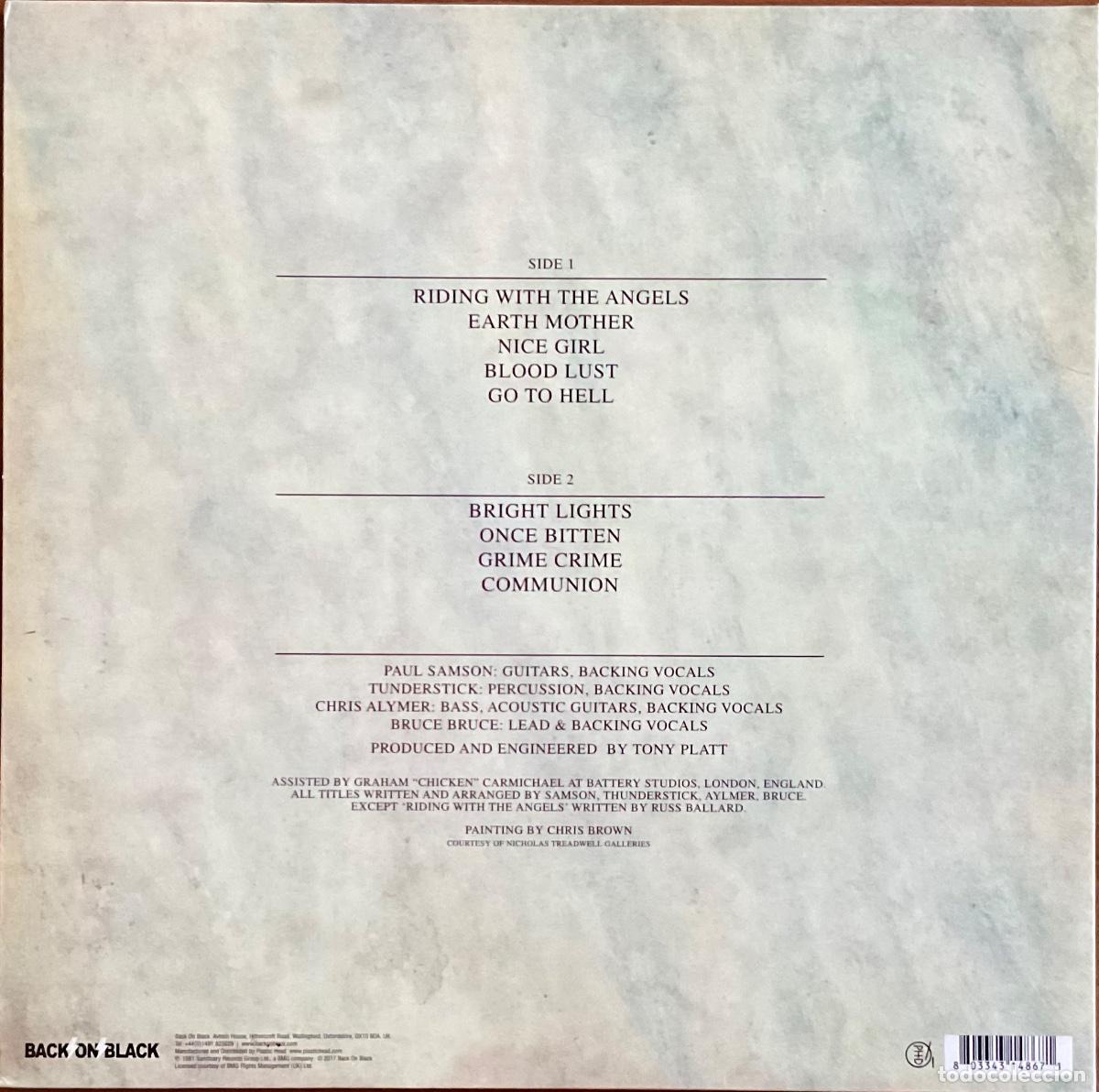 Discos de vinilo: SAMSON - SHOCK TACTICS - Foto 2
