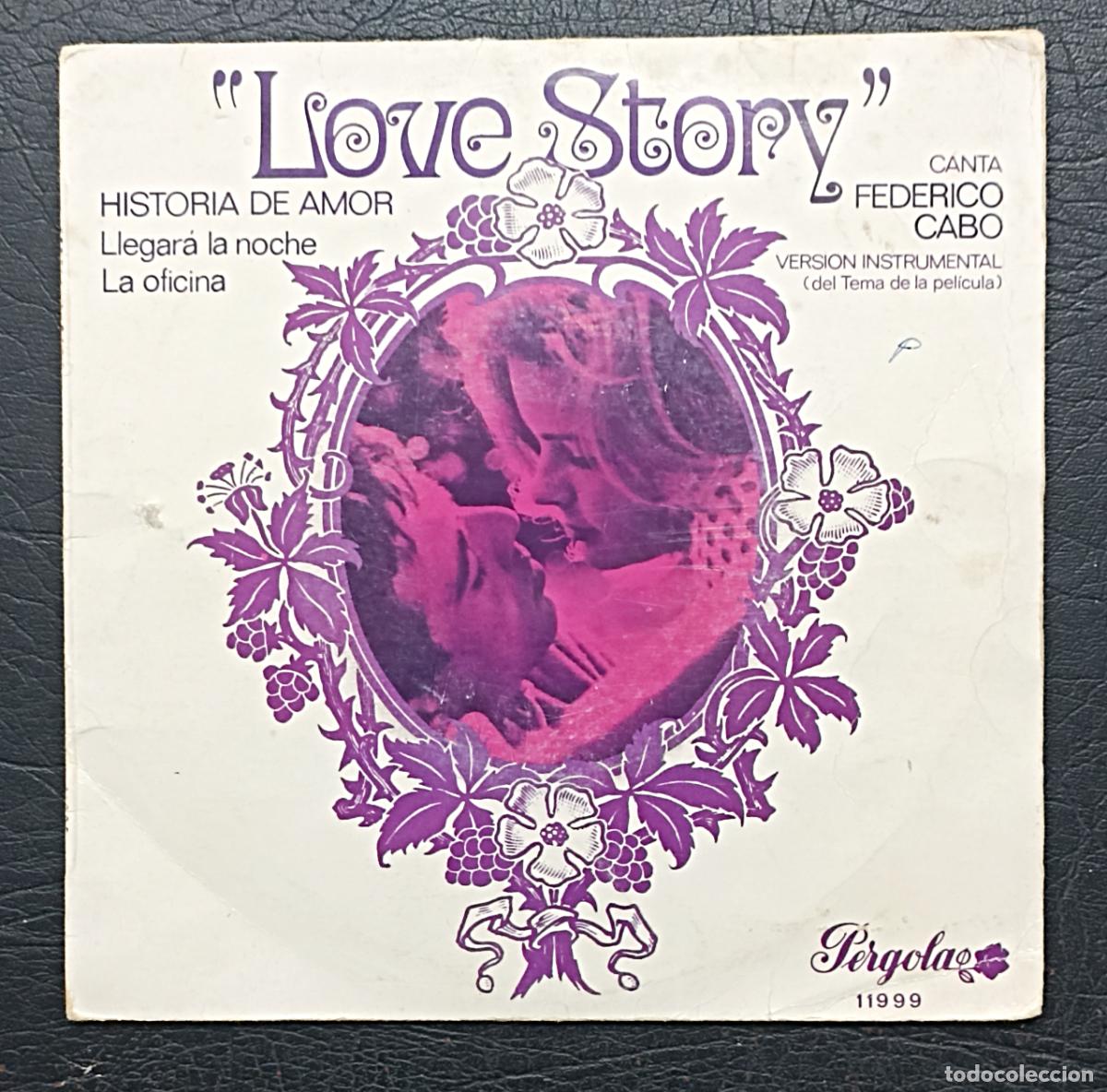 Discos de vinilo: EP FEDERICO CABO - LOVE STROY - PERGOLA 1971