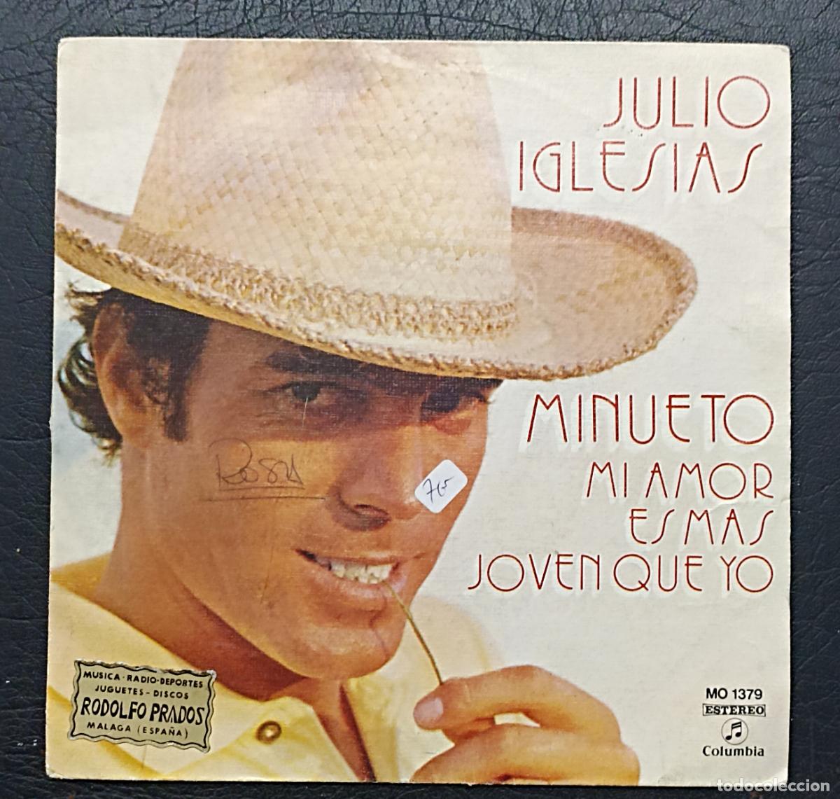 Discos de vinilo: SINGLE JULIO IGLESIAS - MINUETO... - COLUMBIA 1973