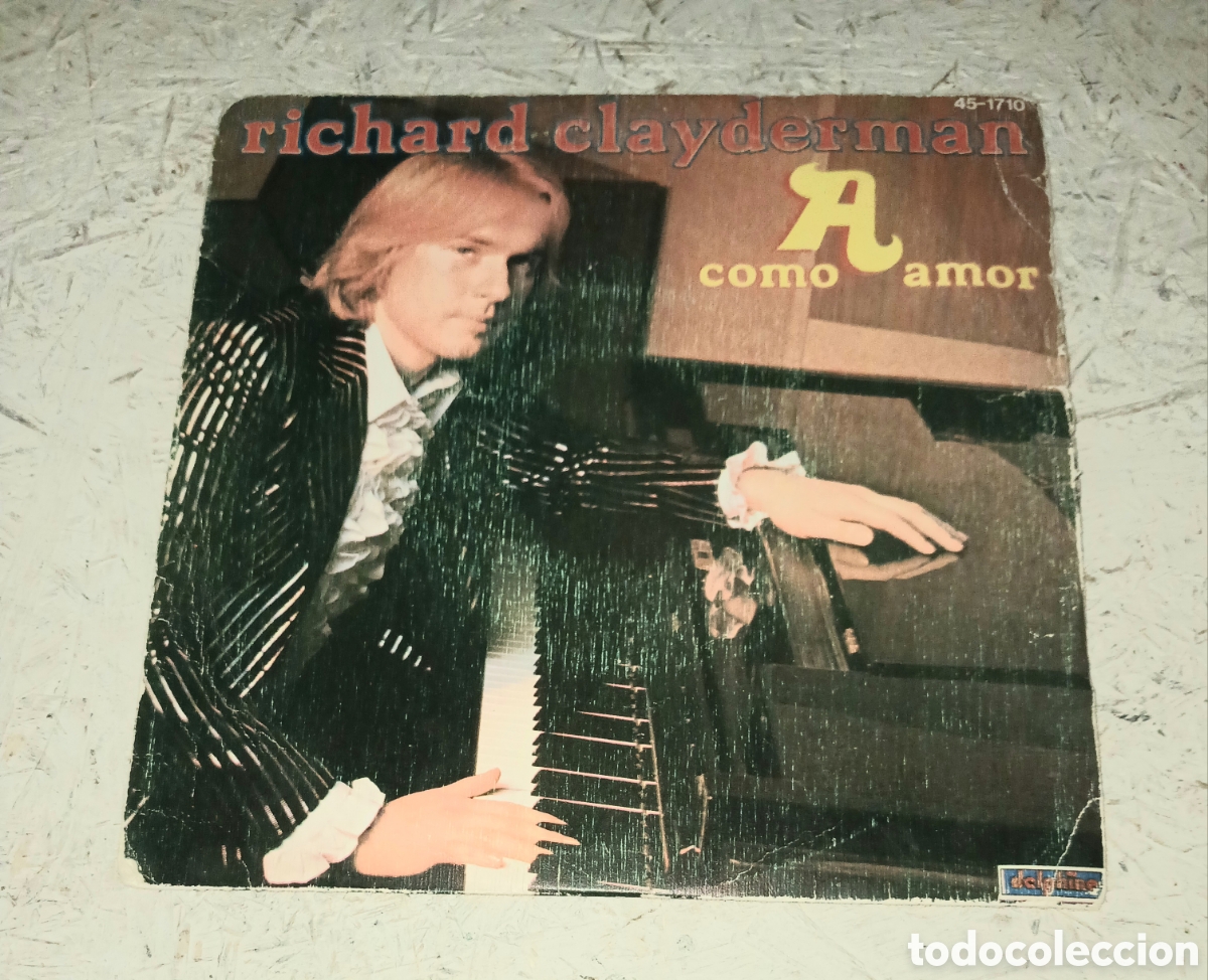 Discos de vinilo: Vinilo LP Richard Clayderman - &rdquo;A&rdquo; Como Amor / Hispavox - Delphine 1978 (Ref: S 60.031)