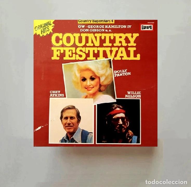 Discos de vinilo: [LP VINILO]. COUNTRY FESTIVAL. VARIOS ARTISTAS. RECOPILATORIO.