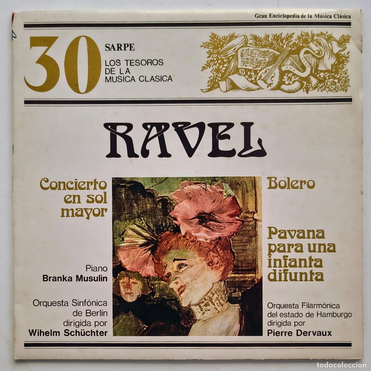 Discos de vinilo: Ravel - Los Tesoros de la musica clasica - 30