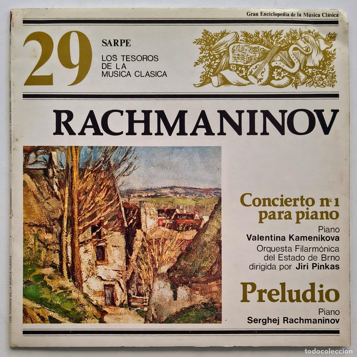 Discos de vinilo: Rachmaninov - Los Tesoros de la musica clasica - 29