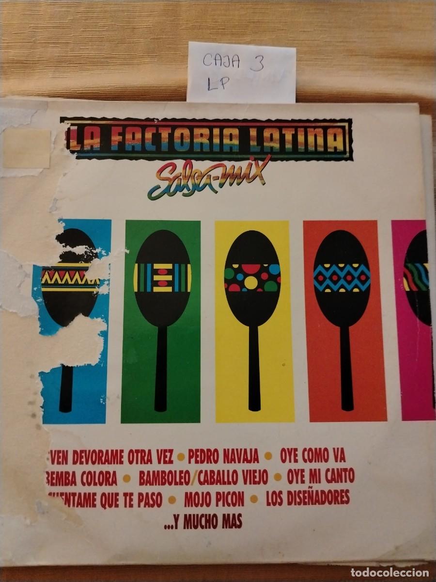 Discos de vinilo: Disco Vinilo LP la factor&iacute;a Latina, salsa mix, devorame otra vez