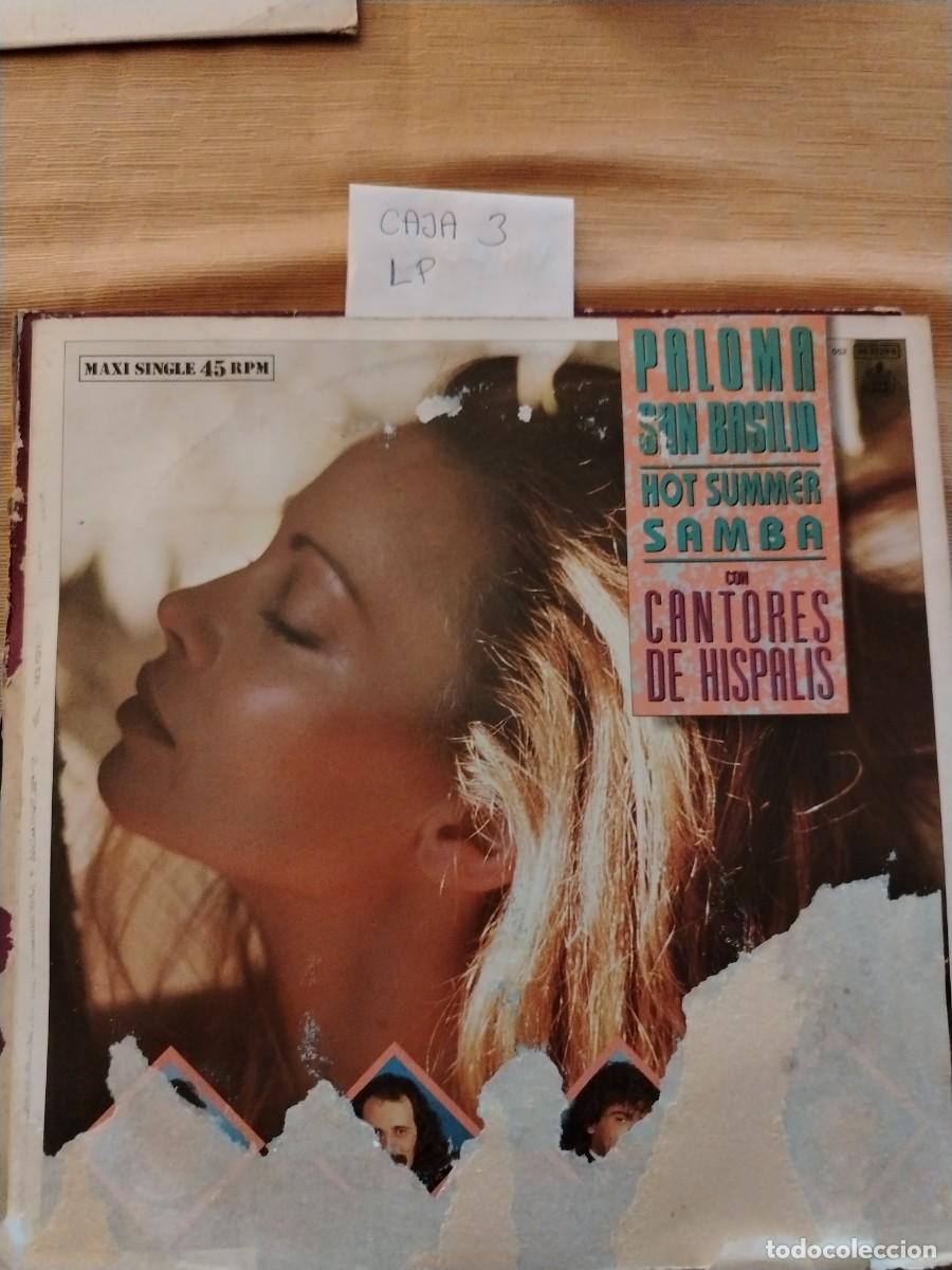 Discos de vinilo: Disco Vinilo LP paloma San Basilio con cantores de hispalis, hot summer samba