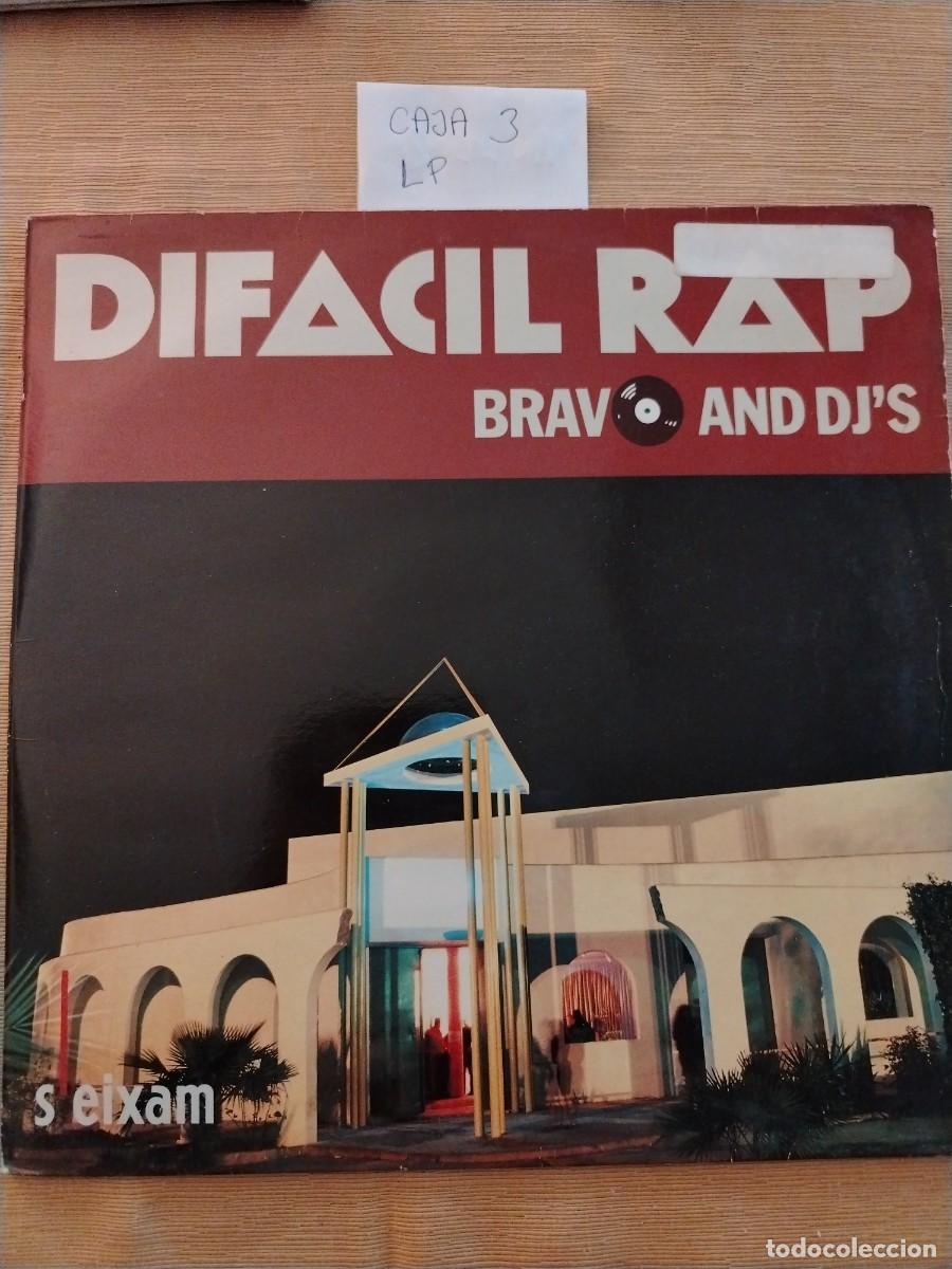 Discos de vinilo: Disco Vinilo LP difacil rap Bravo and djs