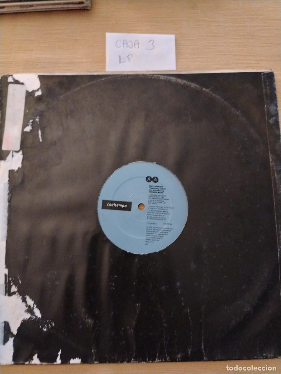 Discos de vinilo: Disco Vinilo LP Paul Simpson, freedom mix