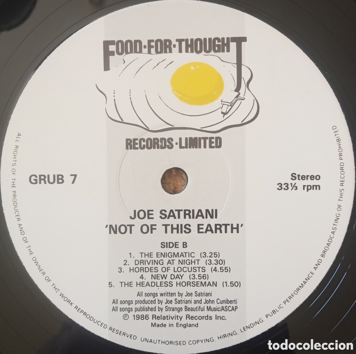 Discos de vinilo: Disco de vinilo Joe Satriani - Foto 4