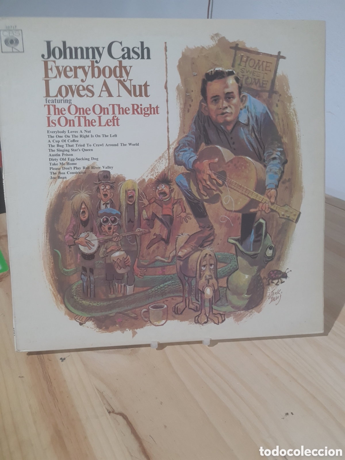 Discos de vinilo: JOHNNY CASH * EVERYBODY LOVES A NUT