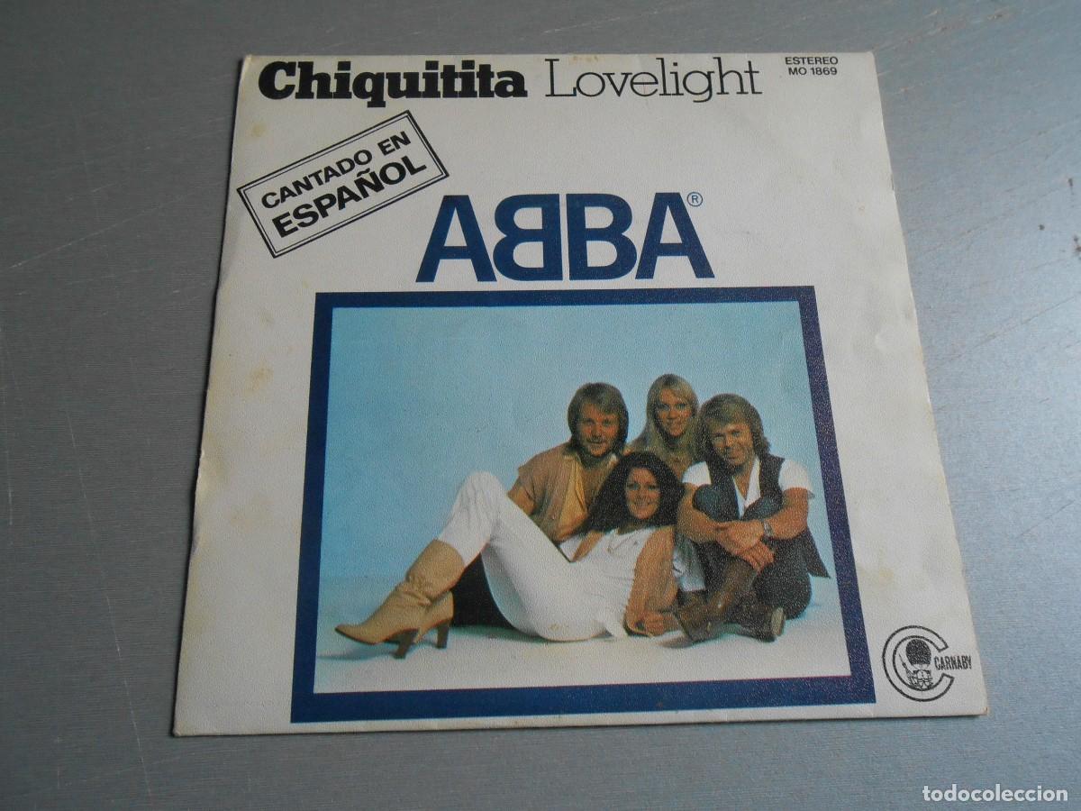 Discos de vinilo: ABBA - cantado en Espa&ntilde;ol -, SG, CHIQUITITA + 1, A&Ntilde;O 1979, CARNABY MO-1869