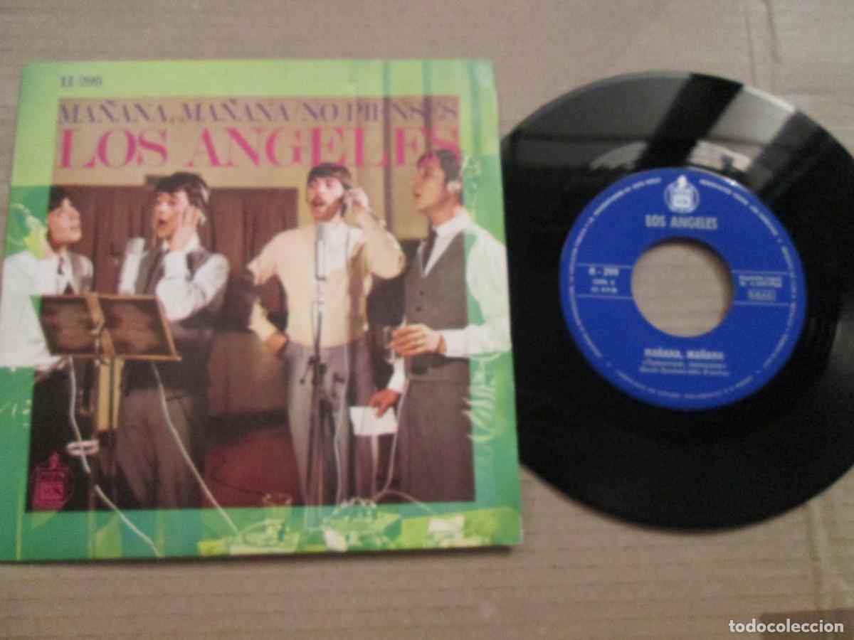 Discos de vinilo: LOS &Aacute;NGELES - Ma&ntilde;ana, Ma&ntilde;ana / No Pienses. Single, ed espa&ntilde;ola 7&rdquo; 1968. Magn&iacute;fico estado. VG+/NM