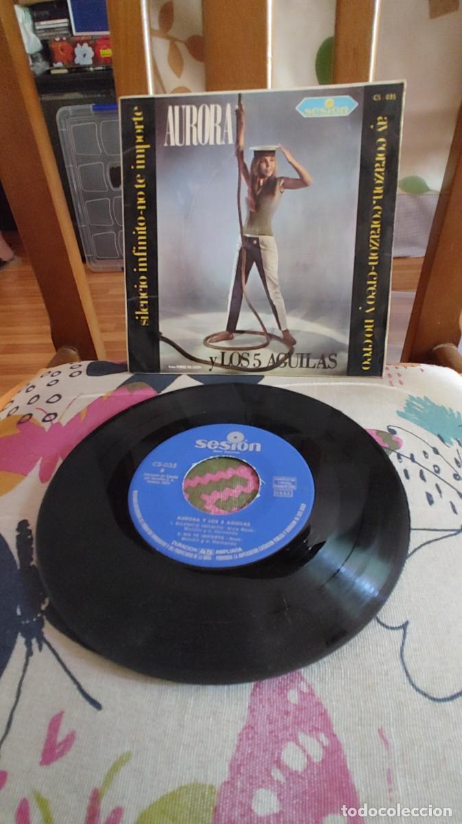 Discos de vinilo: AURORA Y LOS 5 AGUILAS-EP AY CORAZON CORAZON +3