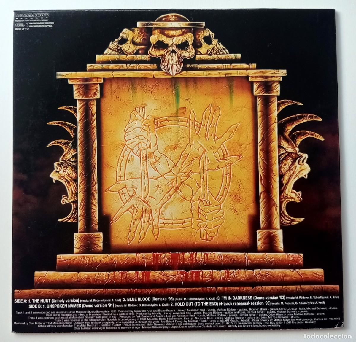 Discos de vinilo: LP ATROCITY - THE HUNT - Foto 2