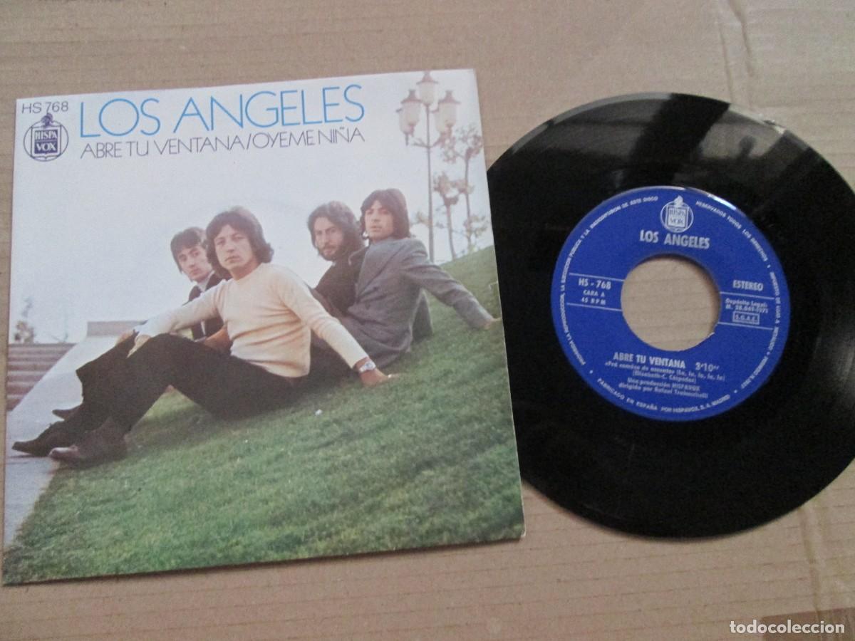Discos de vinilo: LOS &Aacute;NGELES - Abre tu Ventana / &Oacute;yeme Ni&ntilde;a. Single, ed espa&ntilde;ola 7&rdquo; 1971. Magn&iacute;fico estado. VG+/NM