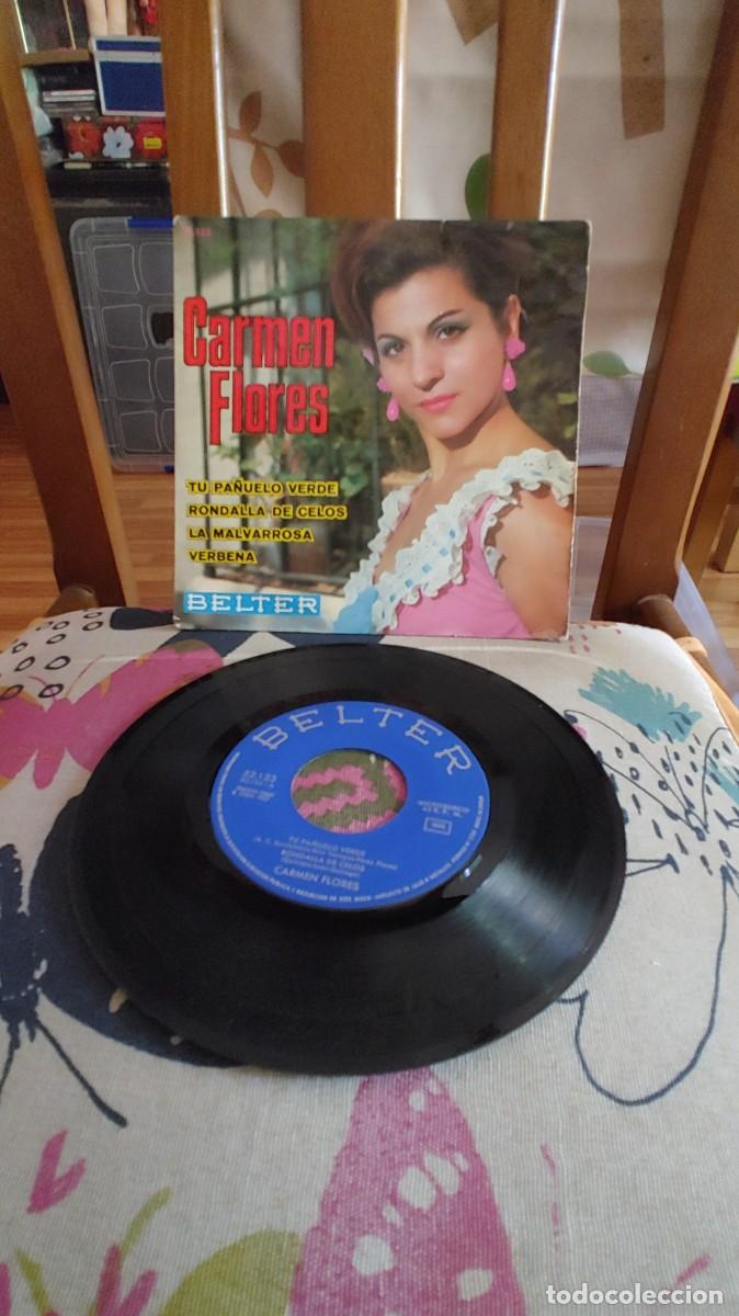Discos de vinilo: CARMEN FLORES-EP TU PA&Ntilde;UELO VERDE +3