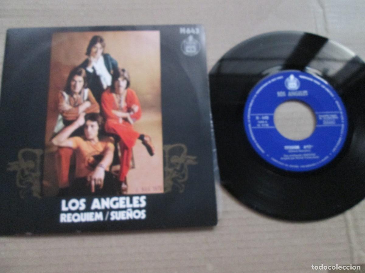 Discos de vinilo: LOS &Aacute;NGELES - Requiem / Sue&ntilde;os. Single, ed espa&ntilde;ola 7&rdquo; 1970. Magn&iacute;fico estado. VG+/NM