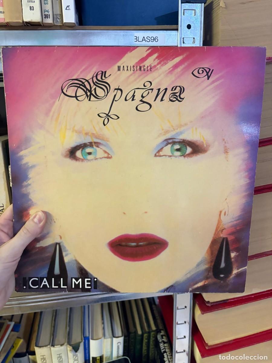 Discos de vinilo: BLAS96 SPAGNA &ndash; Call Me (Maxi Single) &ndash; DISCO VINILO LP