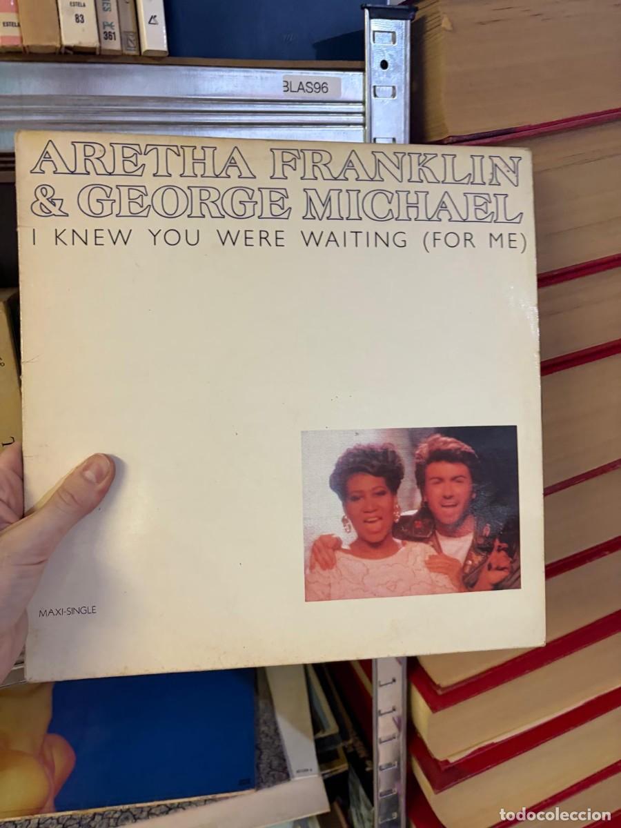 Discos de vinilo: BLAS96 ARETHA FRANKLIN & GEORGE MICHAEL &ndash; I Knew You Were Waiting (For Me) &ndash; DISCO VINILO LP