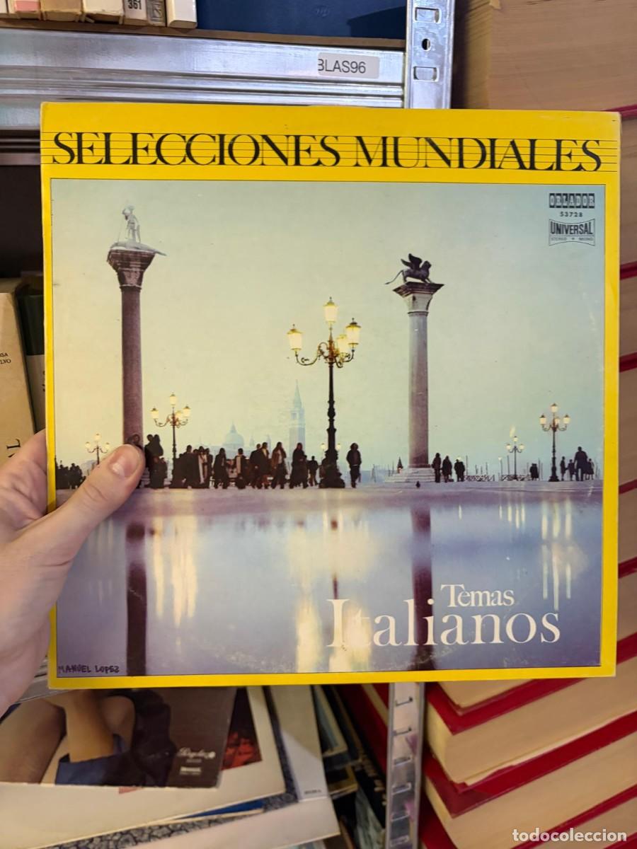 Discos de vinilo: BLAS96 SELECCIONES MUNDIALES &ndash; Temas Italianos &ndash; DISCO VINILO LP