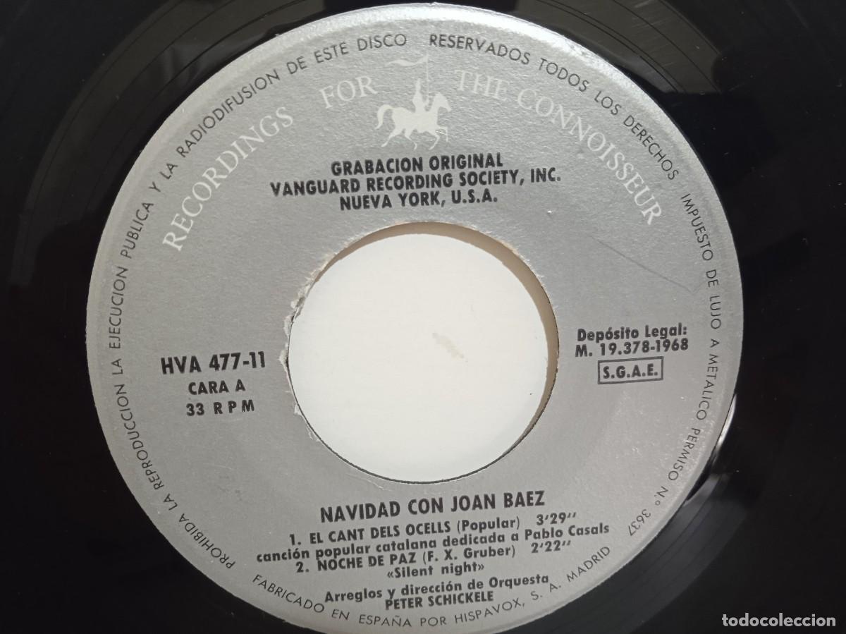 Discos de vinilo: Joan Baez - Navidad Con Joan Baez - EP - 1968 - Foto 4
