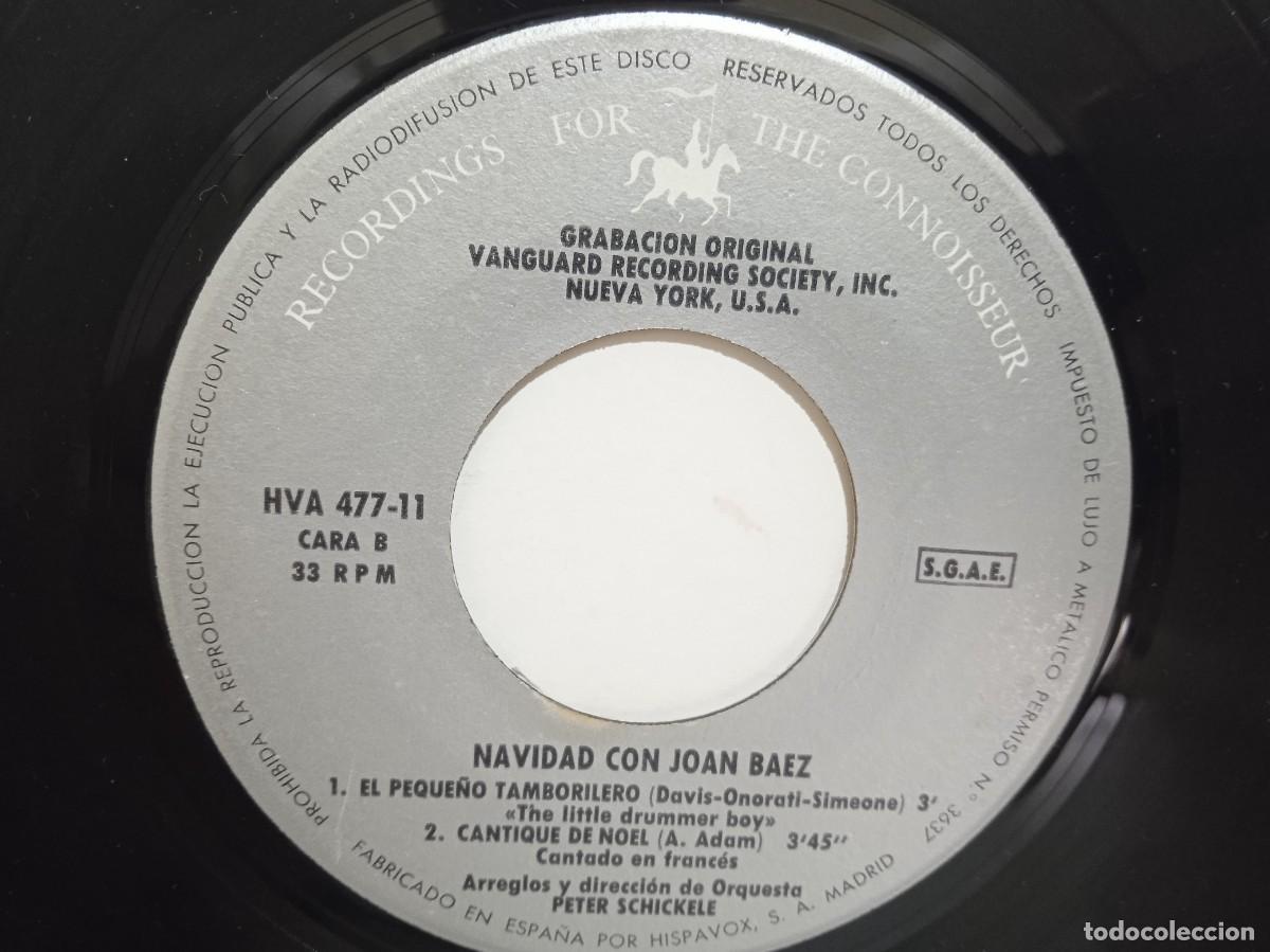 Discos de vinilo: Joan Baez - Navidad Con Joan Baez - EP - 1968 - Foto 6