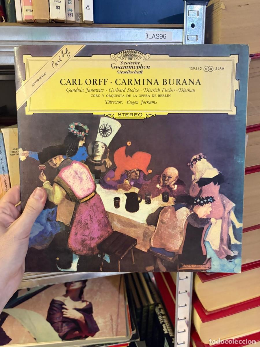 Discos de vinilo: BLAS96 CARL ORFF &ndash; Carmina Burana &ndash; Gundula Janowitz, Gerhard Stolze, Dietrich Fischer-Dieskau, Coro