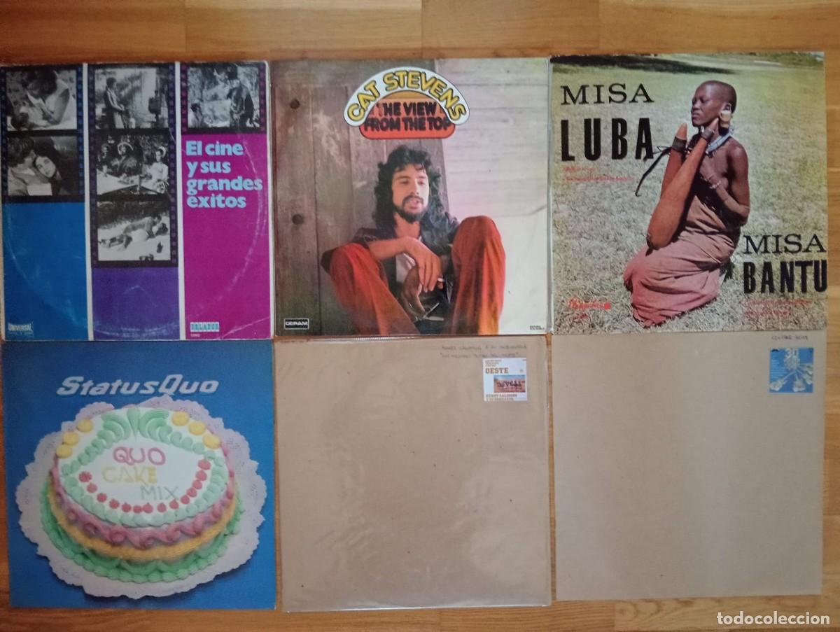 Discos de vinilo: Discos Vinilo Lote: Cat Stevens, Status Quo, Cine, &Eacute;tnico, Guitarras...