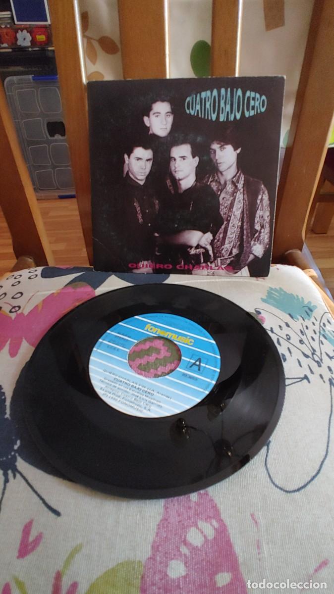 Discos de vinilo: CUATRO BAJO CERO-SINGLE QUIERO CHARLAR