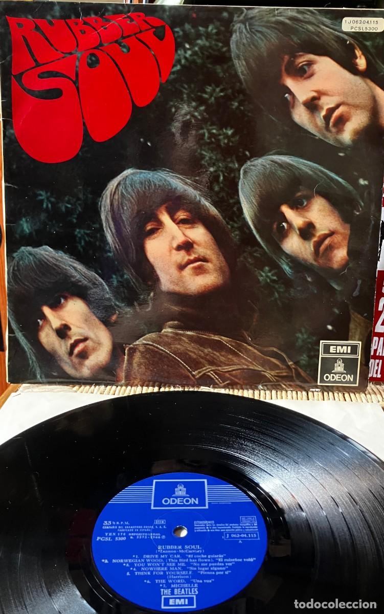 Discos de vinilo: THE BEATLES - RUBBER SOUL, LP edic Spain 1969 stereo