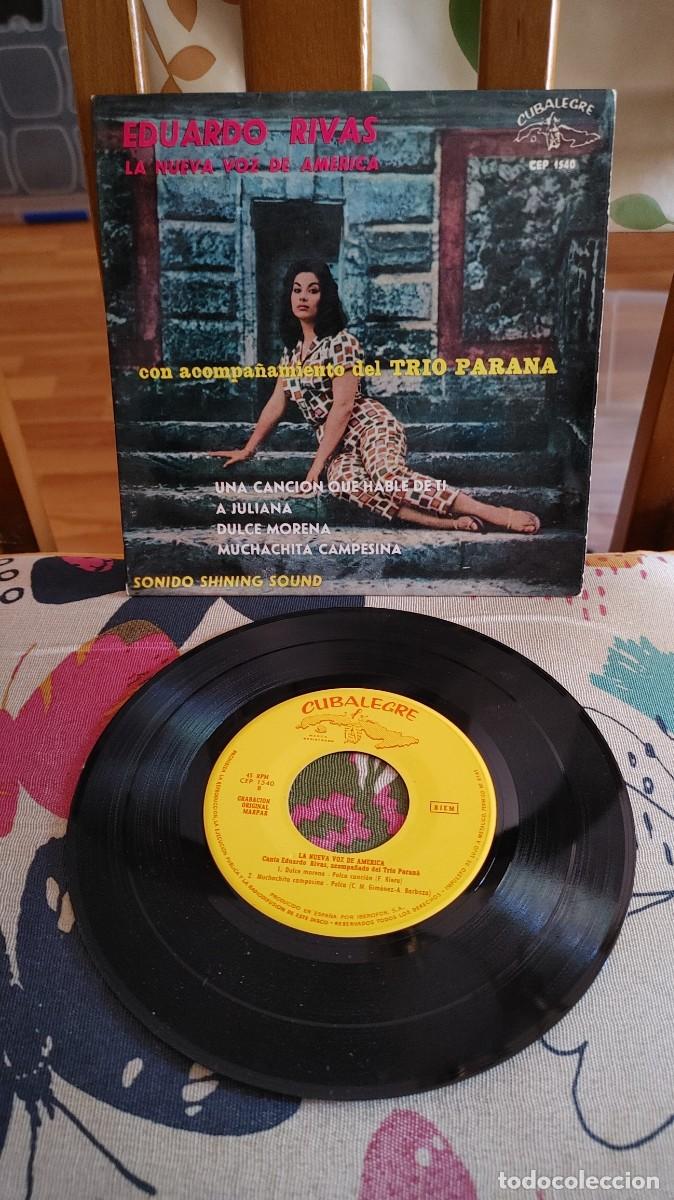 Discos de vinilo: EDUARDO RIVAS-EP UNA CANCION QUE ME HABLE DE TI +3