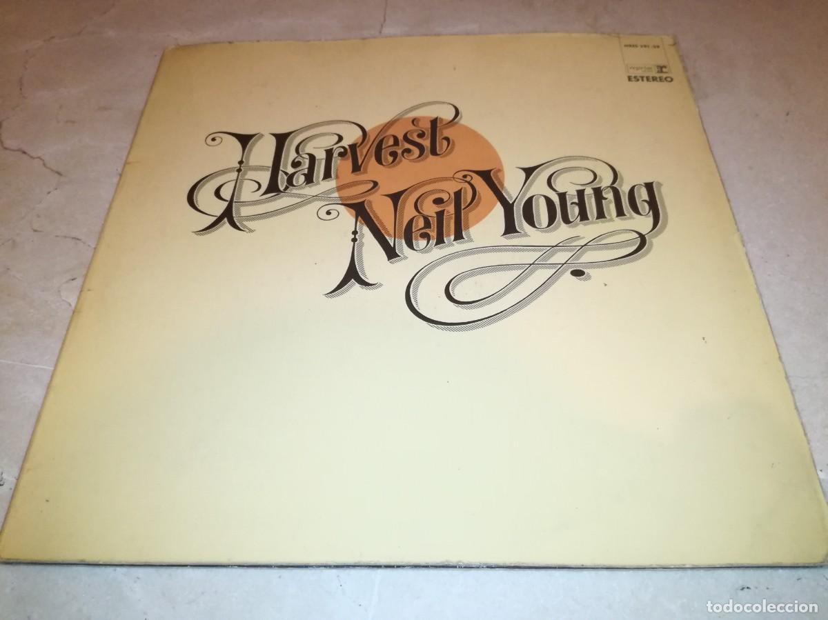 Discos de vinilo: NEIL YOUNG-HARVEST-GATEFOLD-CONTIENE ENCARTE-PRIMERA EDICION ESPA&Ntilde;OLA 1972