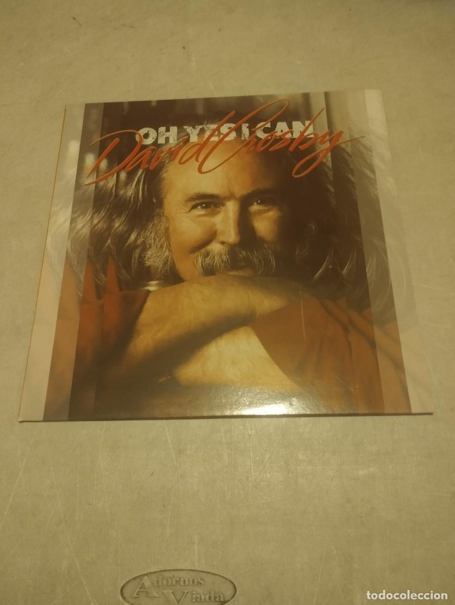 Discos de vinilo: DAVID CROSBY LP OH YER I CAN ESP.1989 INSERT LETRAS