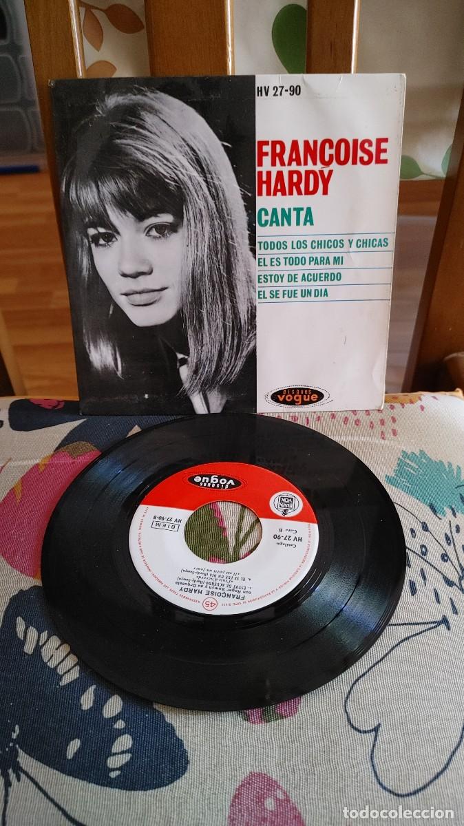 Discos de vinilo: FRAN&Ccedil;OISE HARDY-EP TODOS LOS CHICOS Y CHICAS +3