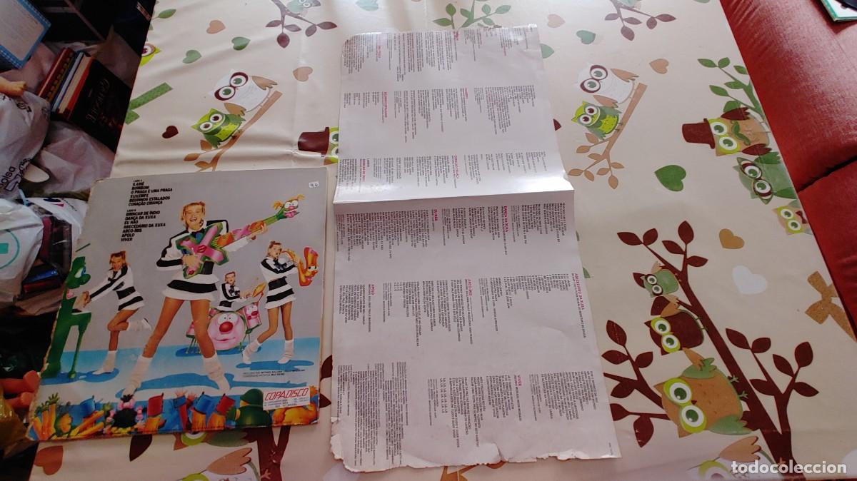 Discos de vinilo: XUXA-LP XOU DA XUXA 3-ENCARTE LETRAS-PORT. HUMEDECIDA-VER FOTOS