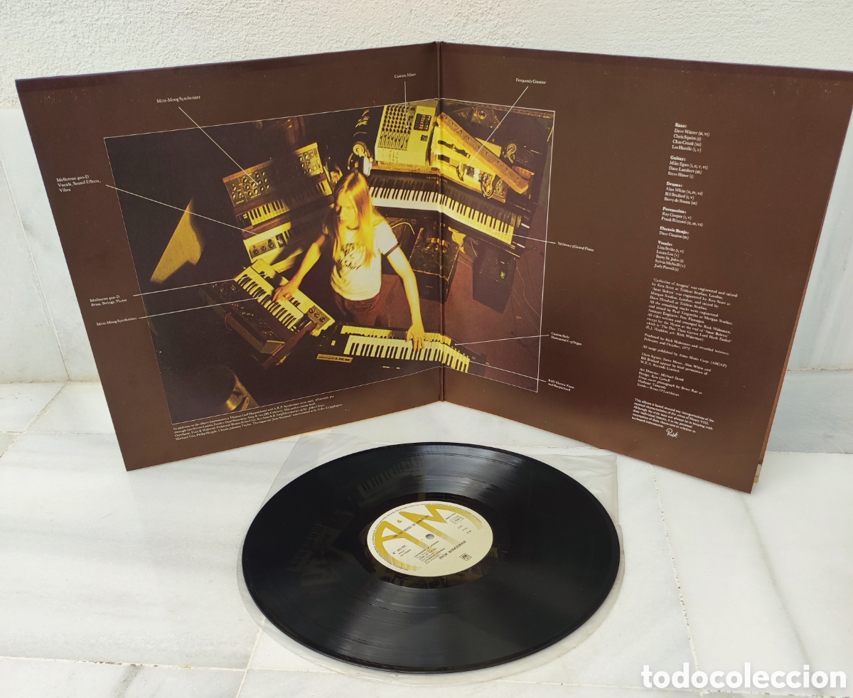 Discos de vinilo: RICK WAKEMAN / THE SIX WIVES OF HENRY VIII - A&M RECORDS 985.002 / EXCELENTE ESTADO