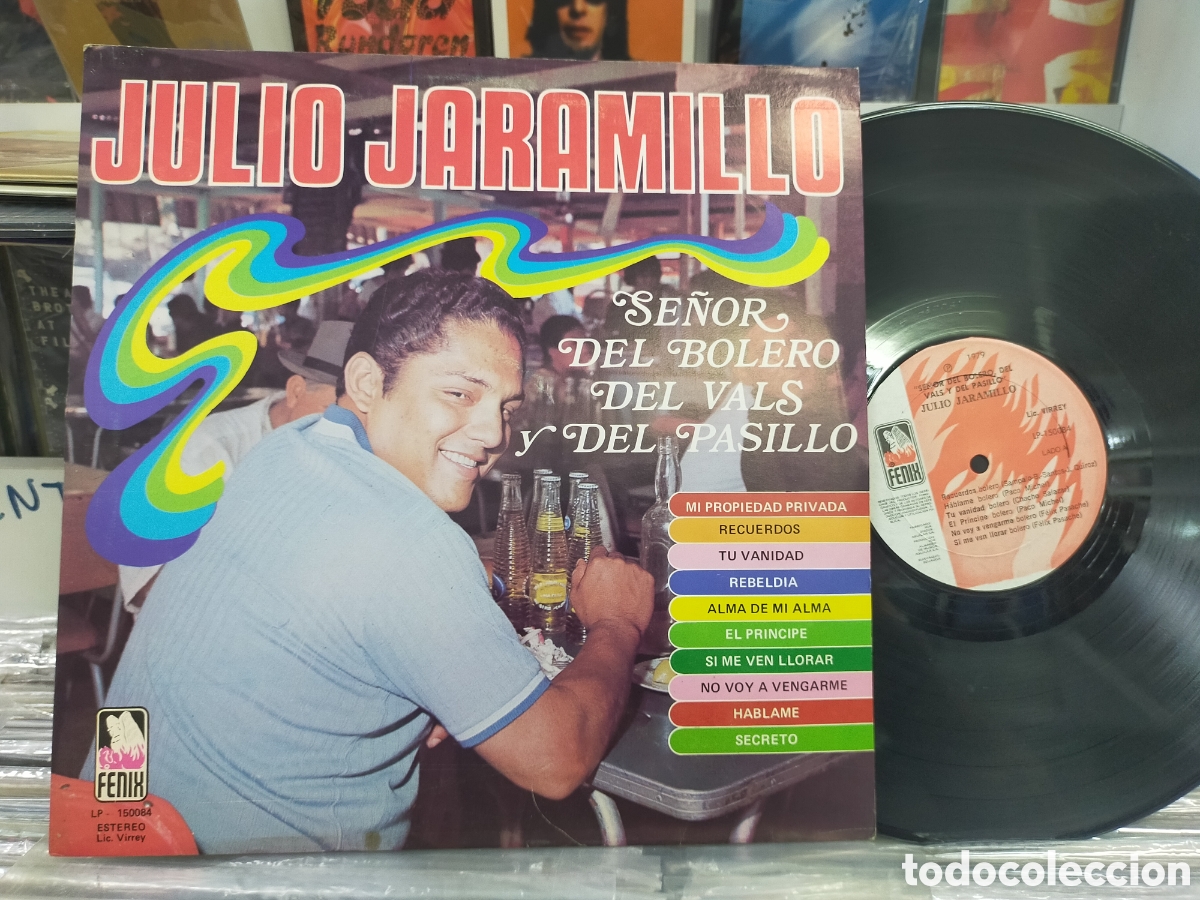 Discos de vinilo: Julio Jaramillo LP se&ntilde;or del bolero del vals y del pasillo ecuador 1979