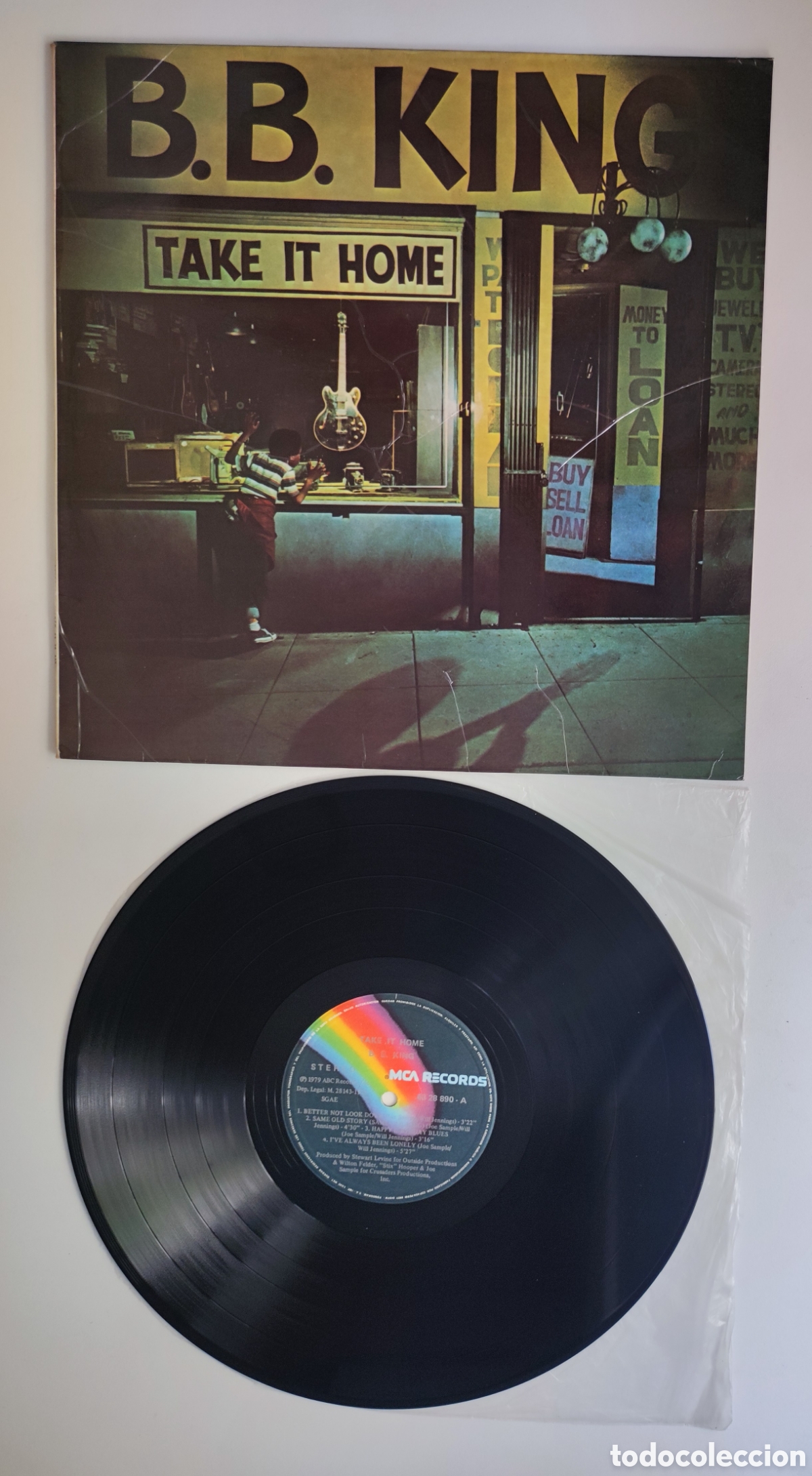 Discos de vinilo: LP 1979 - B.B. KING / TAKE IT HOME - 1979 MCA RECORDS / VINILO EN EXCELENTE ESTADO