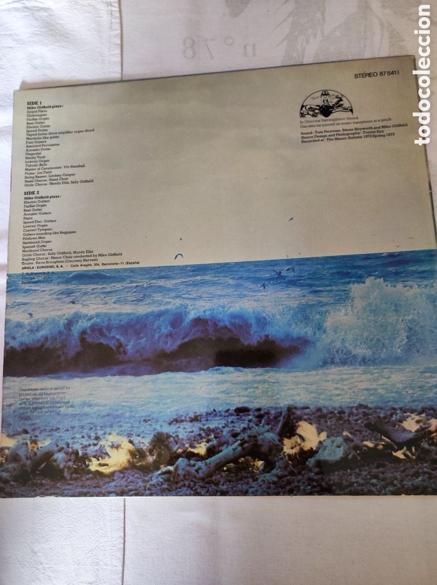 Discos de vinilo: MIKE OLDFIELD - TUBULAR BELLS - Foto 2