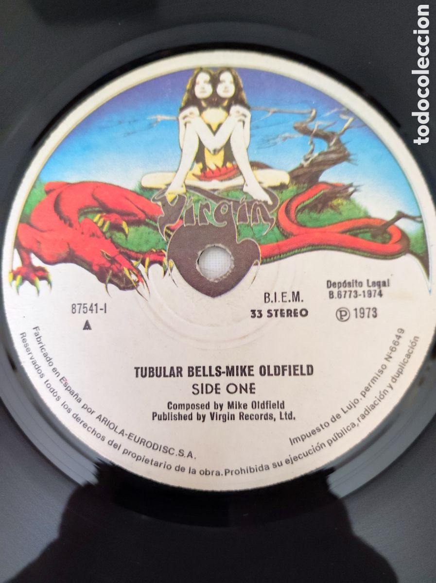 Discos de vinilo: MIKE OLDFIELD - TUBULAR BELLS - Foto 3