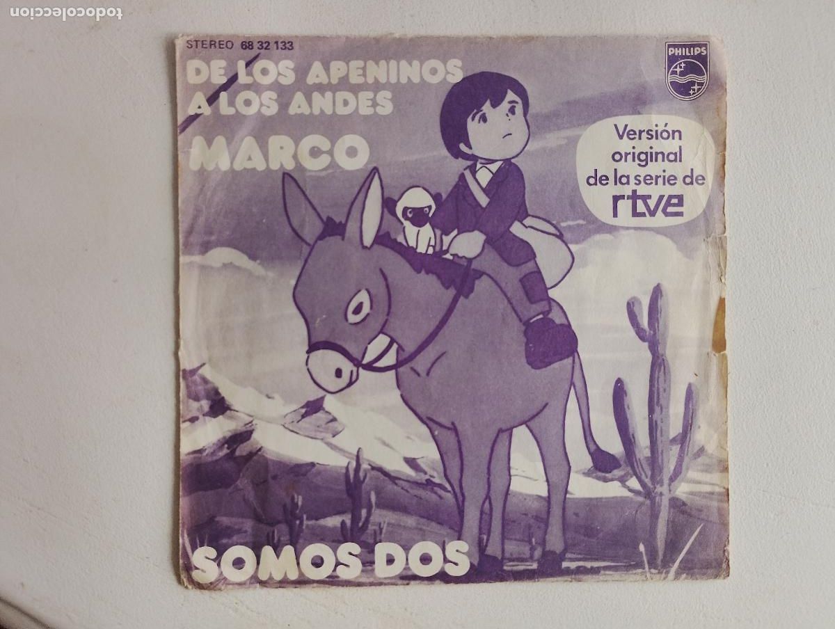 Discos de vinilo: marco de los apeninos a los andes, somos dos, 1976