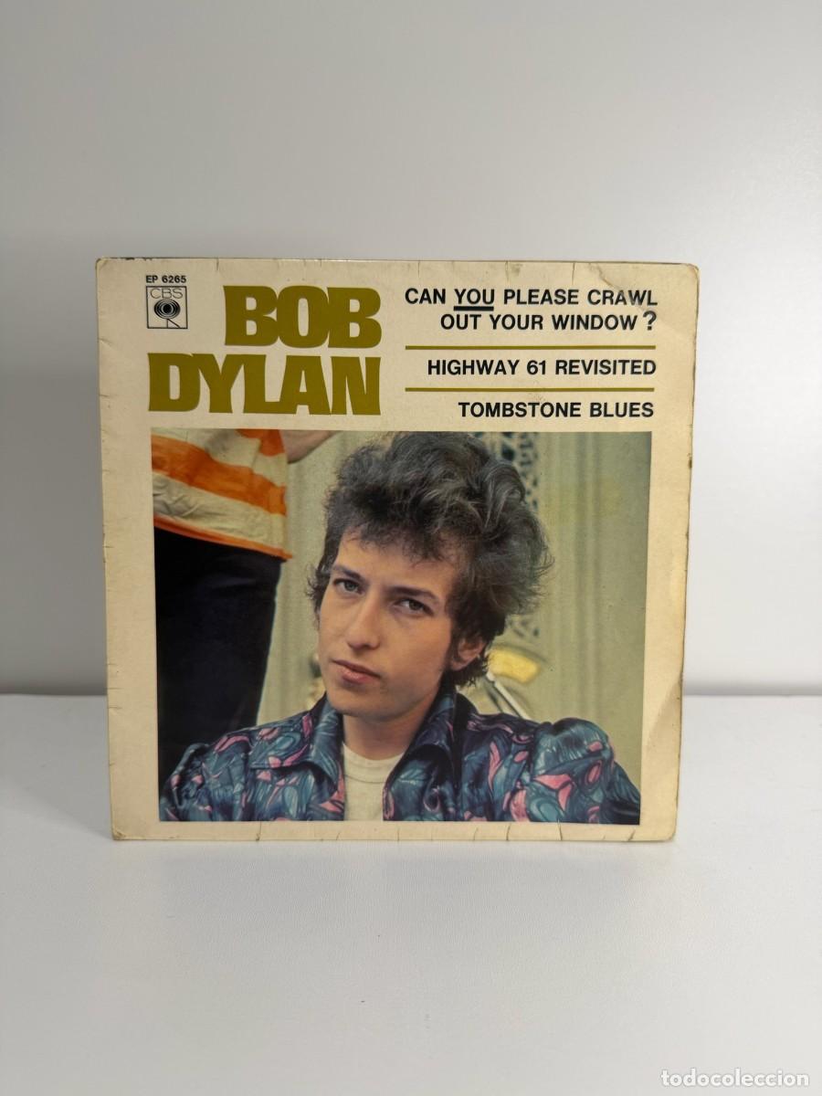 Discos de vinilo: BOB DYLAN (EP) CAN YOU PLEASE CRAWL OUT YOUR WINDOW? - A&Ntilde;O 1966 - PORTADA ORIGINAL SIN DISCO
